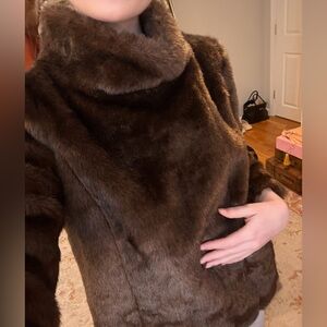 Banana Republic Faux fur jacket